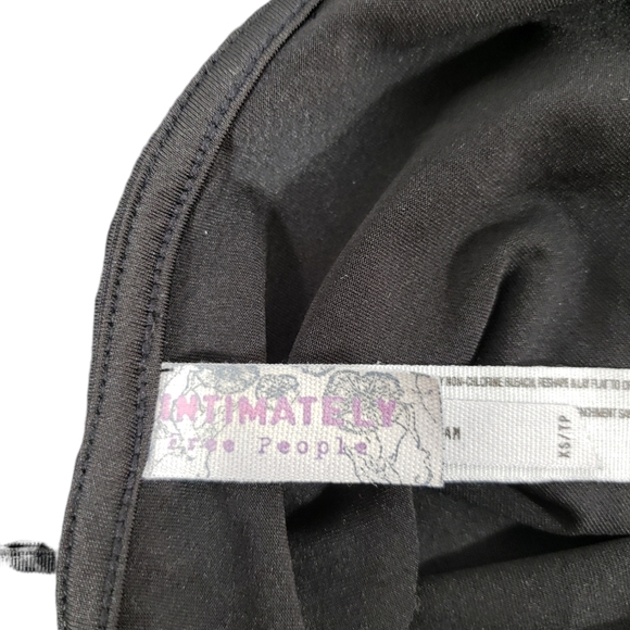 Free People Intimatetly Slinky Bodycon lacehem Slip Dress Size SX - Picture 9 of 11